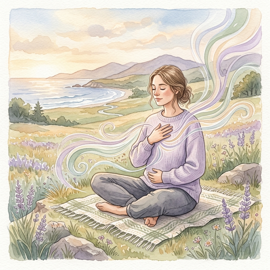 Anxiety therapy illustration